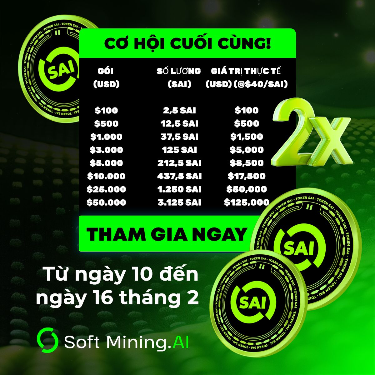 Cơ hội cuối cùng!