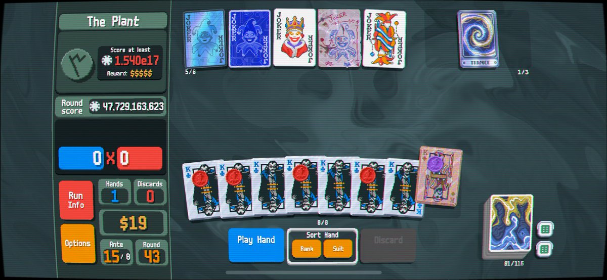 devnte's tweet image. Was playing balatro while waiting in line to board my flight and the guy behind me goes “yoo that game is so addicting”. Tell me about it man…