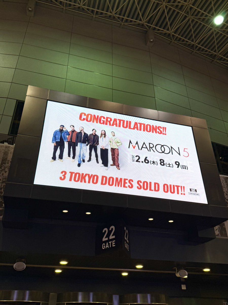 yopy39's tweet photo. マルーン5のLIVE行ってきたぁ🫶
アダムさんまじで口から音源💿すぎて感動した🥹👏✨✨
#maroon5jp
#マルーン5 https://t.co/rLBytwCEN2