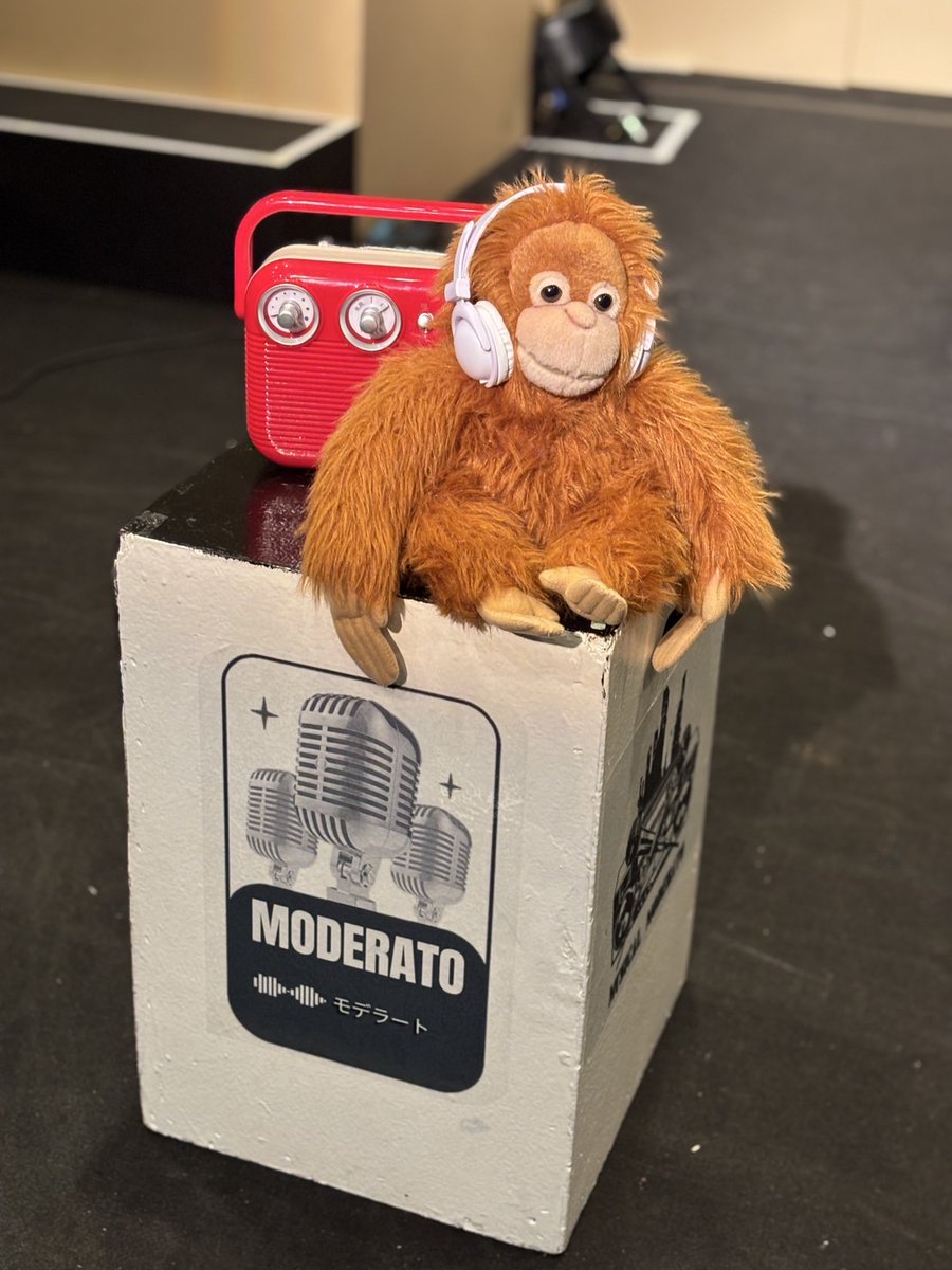 ミュージカル
ｍｏｄｅｒａｔｏ ～ 刻を奏でるラジオ ～

連日満席でたくさんのお客様にご来場いただき
たくさんの温かい応援を感じましたウホ✨✨
#モデラート2025 をみなさまへお届けできたことを心より感謝いたしておりますウホ🎶

これからも
キャストのみんなそしてBIGUP STAGEを