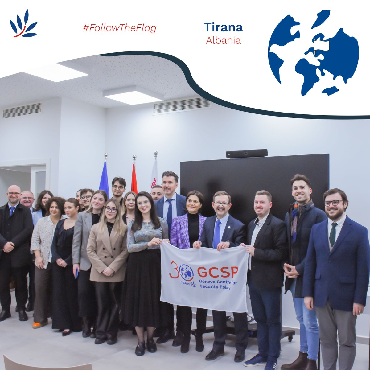 The GCSP tweet media