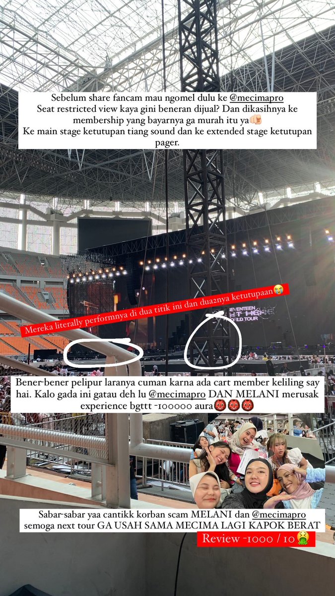 nandhaze's tweet photo. @kylahs_co Door 119 SN 310-309 ROW 3. JAHAT BGT SUMPAH @mecimapro https://t.co/nmFoZPTG2N