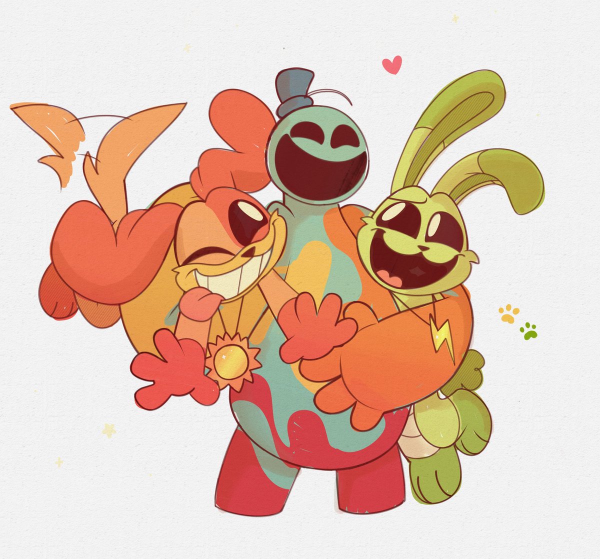 JustAnimaniac's tweet photo. They are so special to me... #PoppyPlaytime #SmilingCritters #DoeytheDoughman https://t.co/zNhqTViuKz