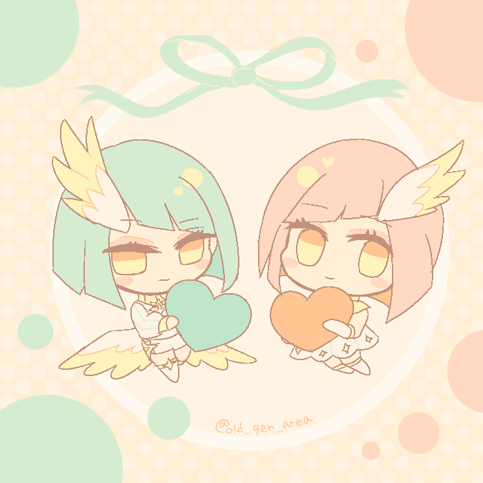 old_gen_area's tweet photo. ハッピーバレンタイン！　#AFK版深夜のお絵描き60分一本勝負 https://t.co/6QhysVywpD