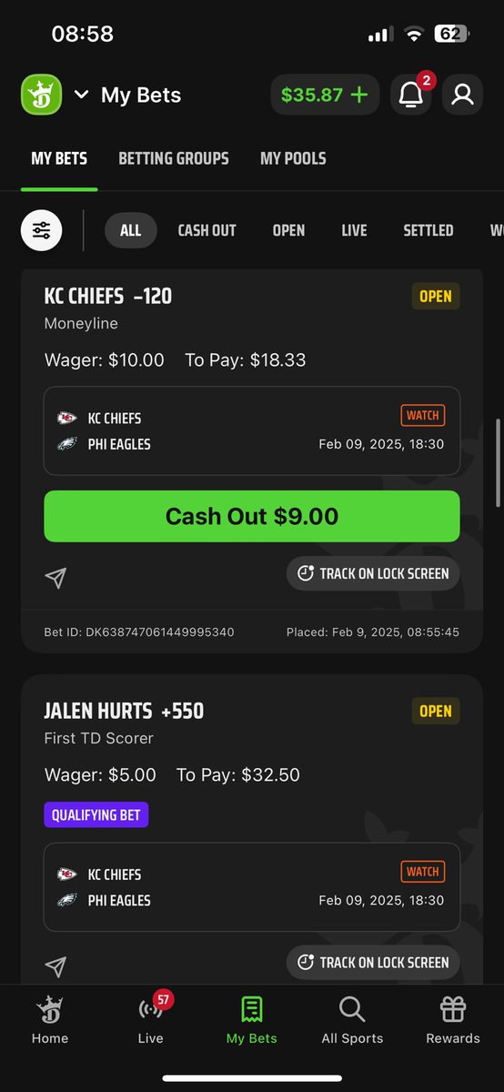 alliocatio95's tweet photo. @DKSportsbook #LetDKCook https://t.co/aXjtcacvsy