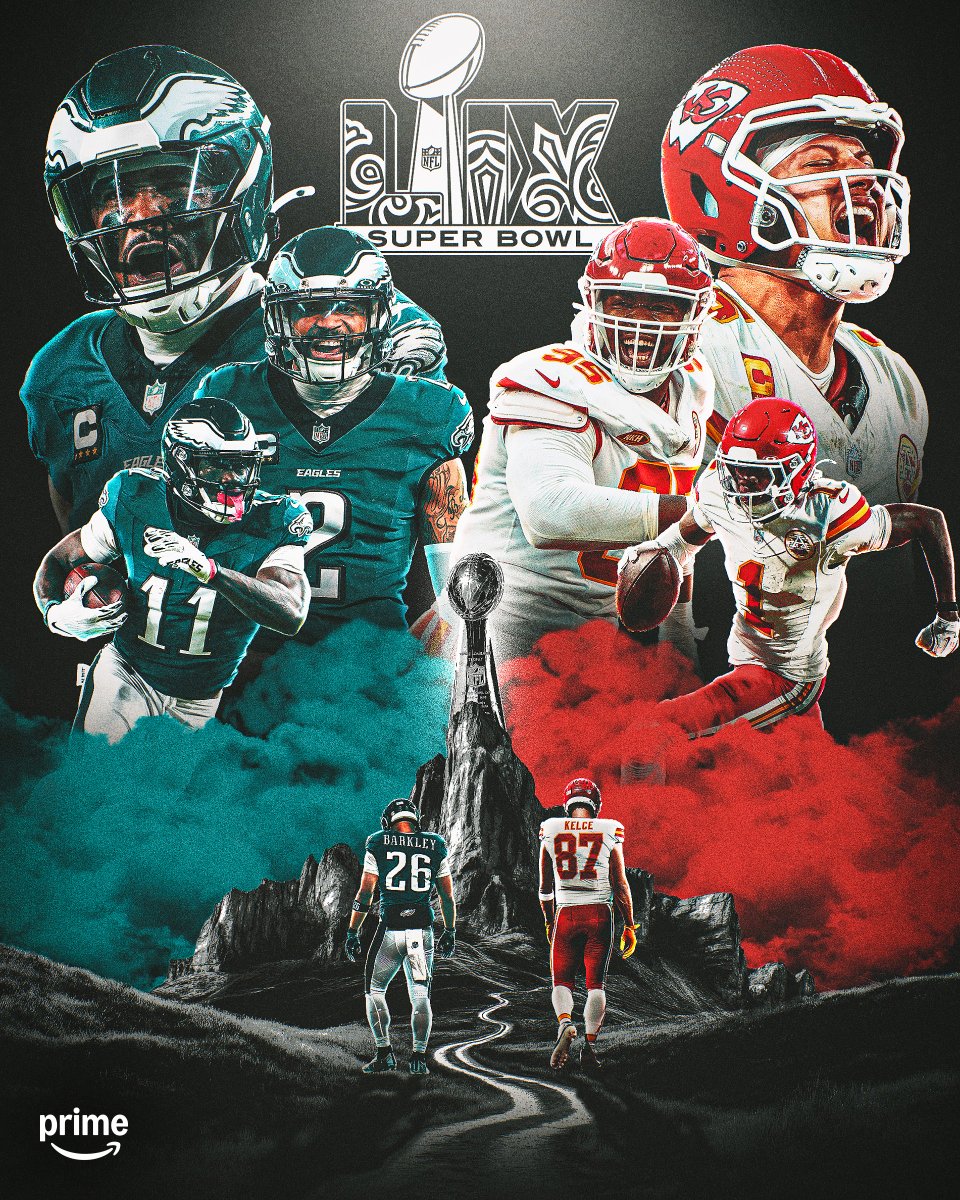 Eagles. Chiefs.

The rematch for the ultimate prize 😤 #SuperBowlLIX