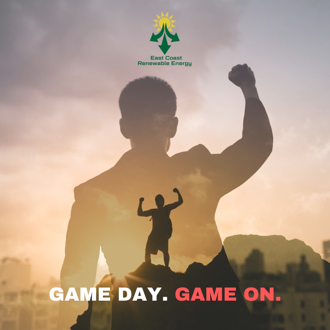 ECRenewable's tweet image. Score big this Superbowl with clean energy 🏈

Power your home or business with solar panels or EV charging stations from East Coast Renewable Energy.

Make every move count 🌟 

#Superbowl #GameDayReady #RenewableEnergy #GreenWins #CleanEnergyGoals #SustainableLiving