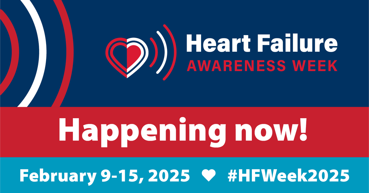 HFSA's tweet photo. #HFWeek2025 starts NOW! Here's how you can get involved 👇
❤️ Tell your patients!
❤️ Share your #MyHFStory2025
❤️ Highlight critical HF Stats
❤️ Empower patients, caregivers, and providers to take informed actions
Learn more: https://t.co/HNDG5t2zgm https://t.co/OZvDsBYse7