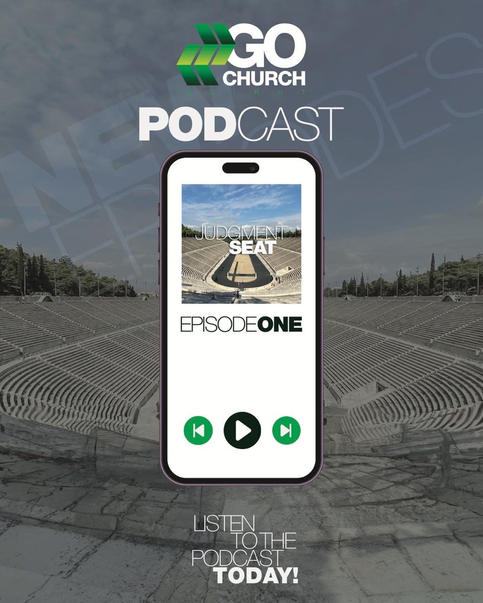 GochurchBeirut's tweet photo. Excited to share the latest episode of our podcast! Click the link https://t.co/v38VxKpGOJ to listen to the podcast Week 1ποΈ
#Lebanon #GoChurchBeirut #LoveGrowGo #JudgementSeat #lovingcommunity https://t.co/xGSJRnLJ4d