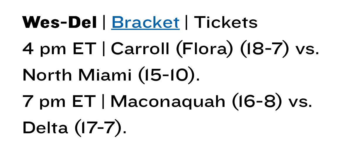 🚨 Carroll Girls Basketball will be heading to Wes-Del on Saturday, 2/15, to take on North Miami in the Regional game at 4 PM! 🚨