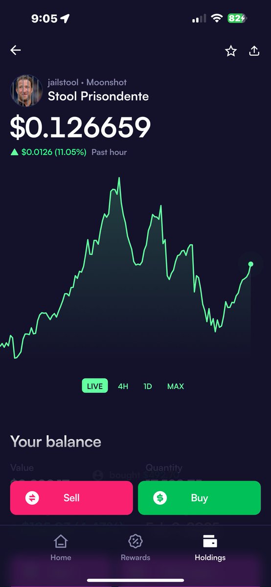 The true honest community guy since day one <a href="/stoolpresidente/">Dave Portnoy</a>  #jailstool   To a $1 we go!!!!  The ultimate HODL. Are you ready!! Most people are still unaware of this new gem. Shit, I just bought this morning when I woke up to 20 texts from <a href="/superkeeper33/">\W/ags</a>  LOL. I’m in heavy.