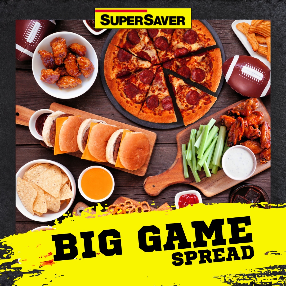 Are you ready for the Big Game today? 🏈 Stop in and pick up your last-minute snacks for the perfect party spread before the game starts today!

#BigGame #PartySnacks #Football #FootballParty #BigGameParty #HalfTimeShow #SuperSaver #SaveBig #budgetgrocery #groceryhaul