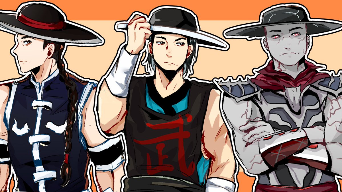 FullStopSang's tweet image. 我觉得我画得很可爱☝🤓
#liulao #MortalKombat