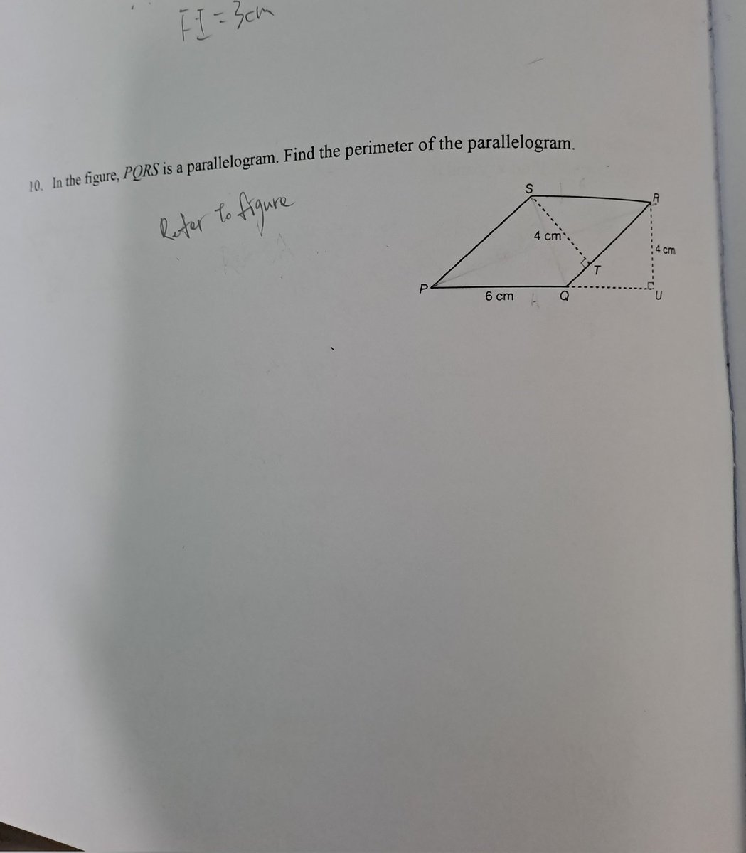 孩子中三，問我這條題，教完之後，也讓DeepSeek做一下，說了一堆廢話，得出了週長是2x(6+7)=26的答案，看來是理科不合格的😒