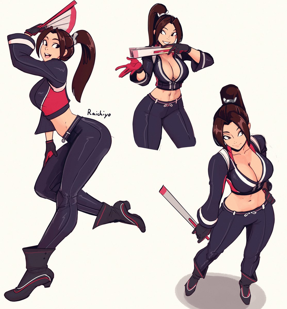 Raichiyo33's tweet image. Needed to draw Mai in the outfit because of reasons