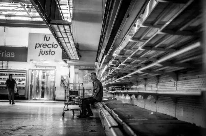 A prime example: Venezuela.

Once a thriving economy, it collapsed after the state took control of economic production.

GDP fell by 88% from 2010 to 2020. Fiat dependency &amp; central planning crush innovation and progress. 

See also Germany: economy-finance.ec.europa.eu/economic-surve…