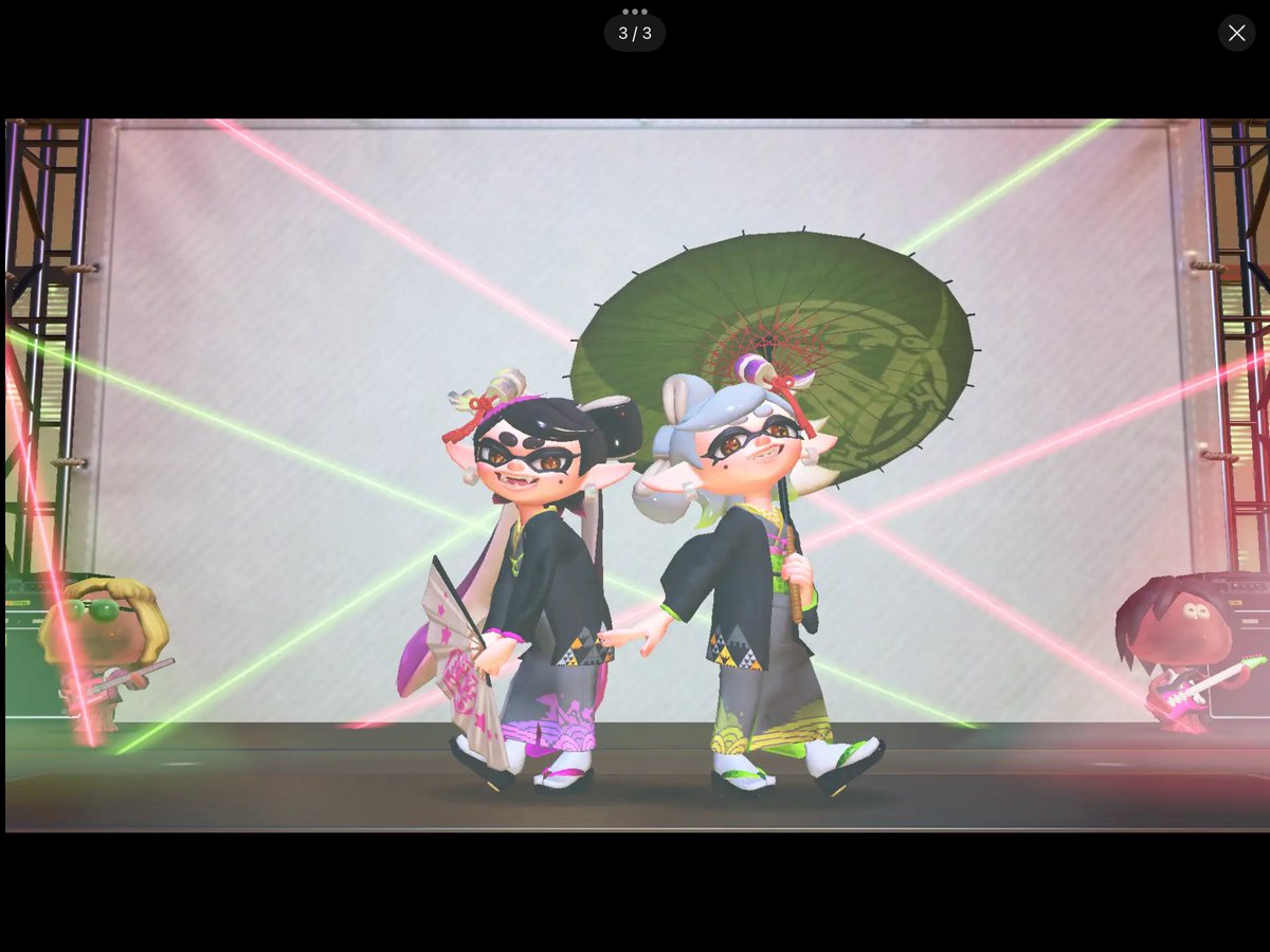 CookieFan39662's tweet photo. WASARETY….U  SEE  US  AGAIN!!!😭💜🥹🫶🏻 #splatoon #splatoon3 #grandfest #TeamPast #splatfest https://t.co/7RUy6TjfWa