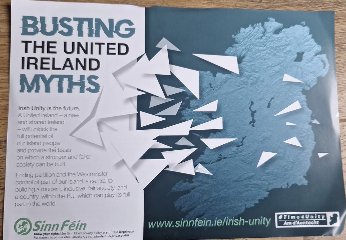 Positive engagement around the doors in Mallusk this afternoon. We addressed some of the myths around Irish Unification and had some great feedback from local residents <a href="/southantrimsf/">South Antrim SF</a>