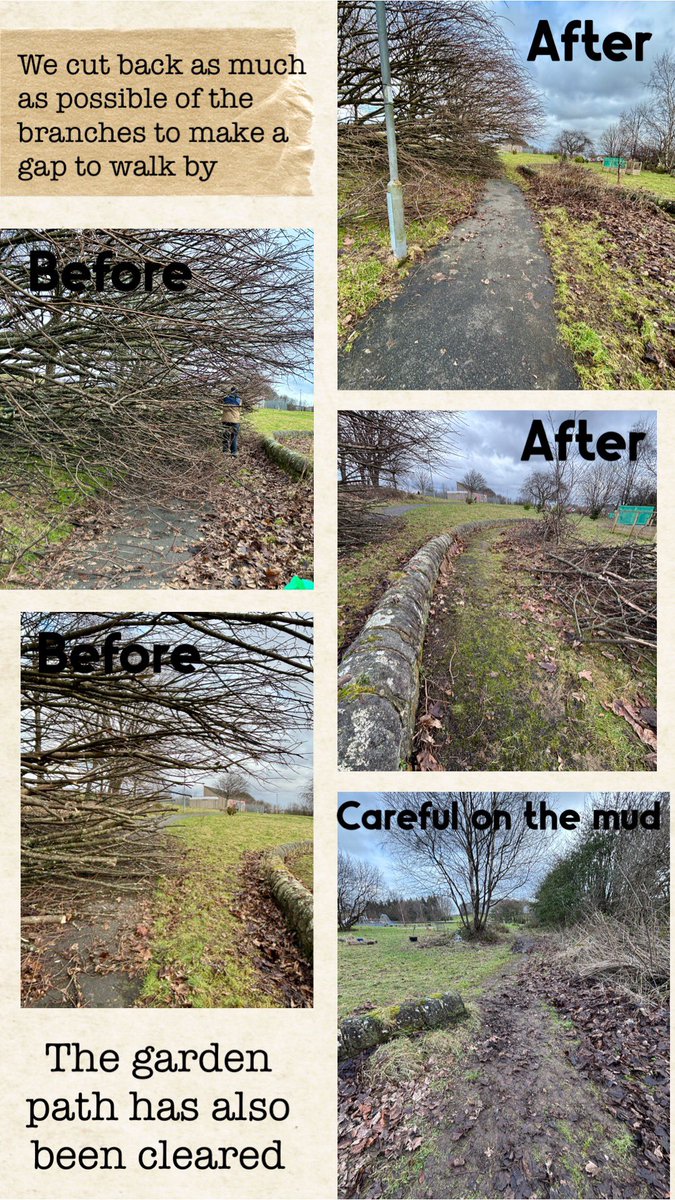ErskineCGarden (@erskinecgarden) on Twitter photo Storm Eowyn felled a tree which blocked a public footpath at the park. We did some cutting back work yesterday to make a gap for ppl to get by until <a href="/RenCouncil/">RenCouncil</a> comes to cut back the rest <a href="/ERSKINEYOUTHFC/">Erskine Youth Fc</a> <a href="/ErskineRotary/">Erskine and District Rotary</a> <a href="/TCVScotland/">TCV Scotland</a> <a href="/KSBScotland/">Keep Scotland Beautiful</a> <a href="/NatalieDon_/">Natalie Don-Innes MSP</a> <a href="/ErskineYcouncil/">ErskineYouthCouncil</a> Storm Eowyn felled a tree which blocked a public footpath at the park. We did some cutting back work yesterday to make a gap for ppl to get by until <a href="/RenCouncil/">RenCouncil</a> comes to cut back the rest <a href="/ERSKINEYOUTHFC/">Erskine Youth Fc</a> <a href="/ErskineRotary/">Erskine and District Rotary</a> <a href="/TCVScotland/">TCV Scotland</a> <a href="/KSBScotland/">Keep Scotland Beautiful</a> <a href="/NatalieDon_/">Natalie Don-Innes MSP</a> <a href="/ErskineYcouncil/">ErskineYouthCouncil</a>
