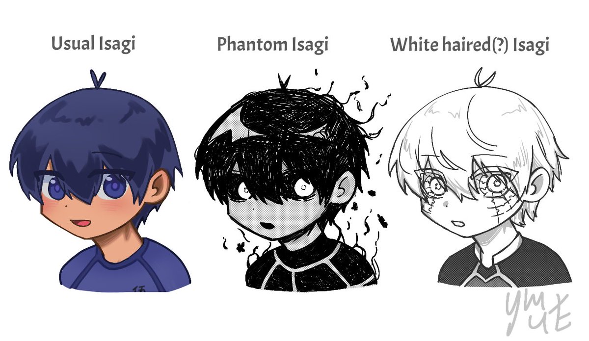 White haired Isagi is the best things that happened in blue lock