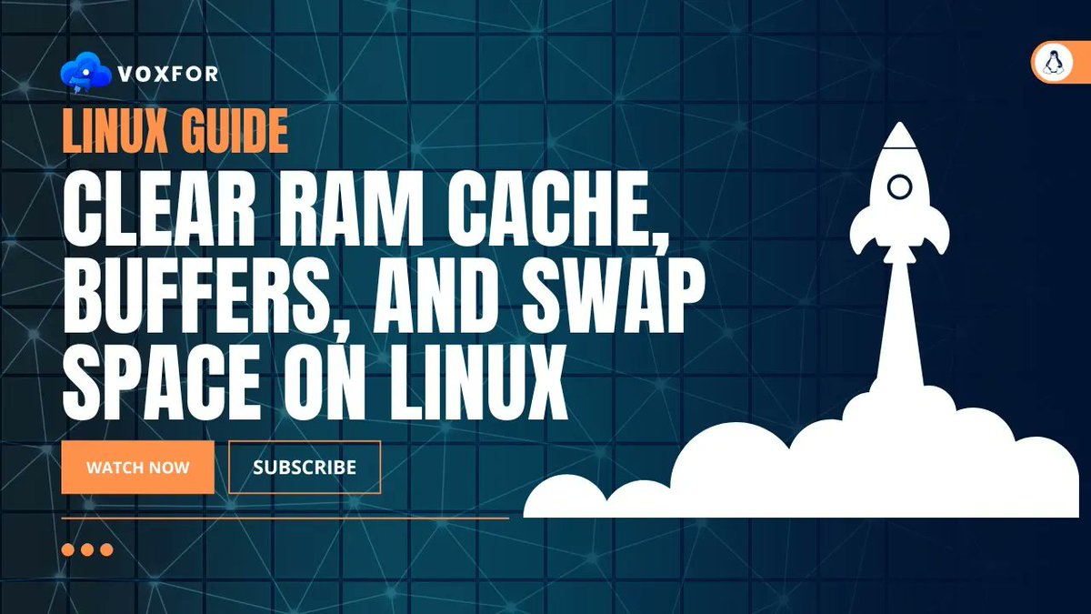 voxfor1's tweet image. 🔄 Free Up Memory on Linux: Clear RAM Cache, Buffer & Swap Space! 💻
Learn how to safely clear RAM cache, buffer, and swap space to reclaim memory and boost performance!
🔗 Full Guide:
youtu.be/oblesHjsVTI
#LinuxPerformance #LinuxCommands #ServerOptimization #TerminalHacks