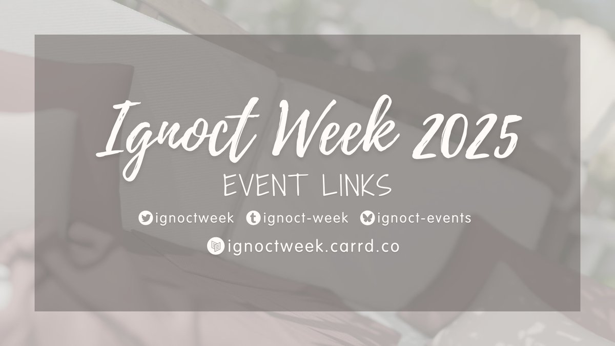 Ignoct Week tweet media