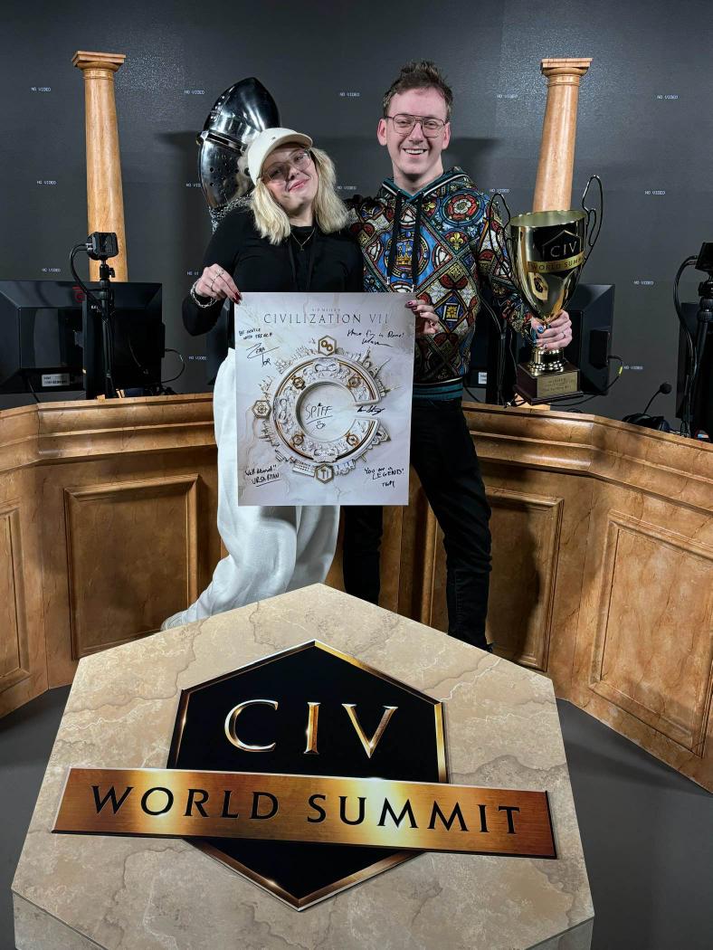 TheSpiffingBrit's tweet image. I am the world's first Civ Summit Champion!!! 

What an incredible event 10/10 would spend 6 hours in a helmet again! 

A huge thanks to @TheM4ng0 for managing my chaos ❤️