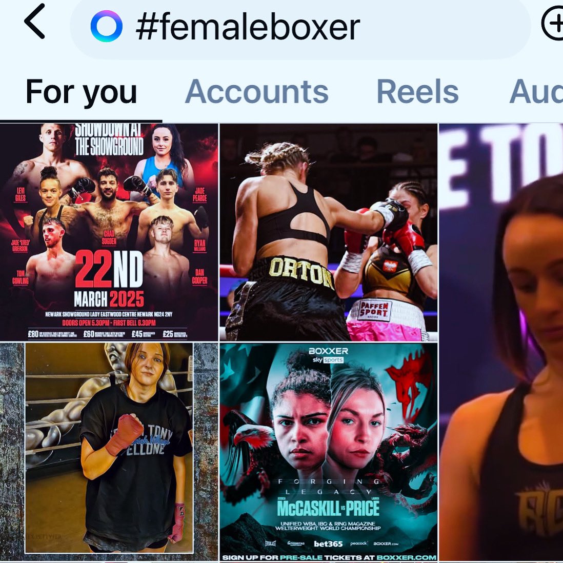 neil_pellone's tweet photo. That feeling when you search #femaleboxer on IG and your fighter @mik_boxing_ pops up😮 please follow her page and watch her journey 🔥🥊

#femaleboxer #femaleboxing #training #puttinginwork https://t.co/NPKnYpxYNf