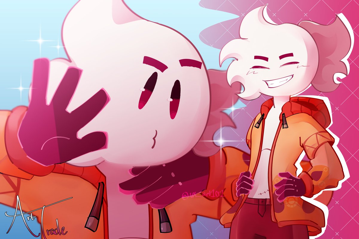 ART TRADE for <a href="/SNJackFly/">JackFly</a> - I don't know if ya can see it but his hitting that one jojo pose 😛 
(ANYWAYS I APPRECIATED YOU FOR DOING AN ART TRADE WITH ME AND WAS A PLEASURE DRAWING YOUR CHARACTER !! THANK YOU !!)