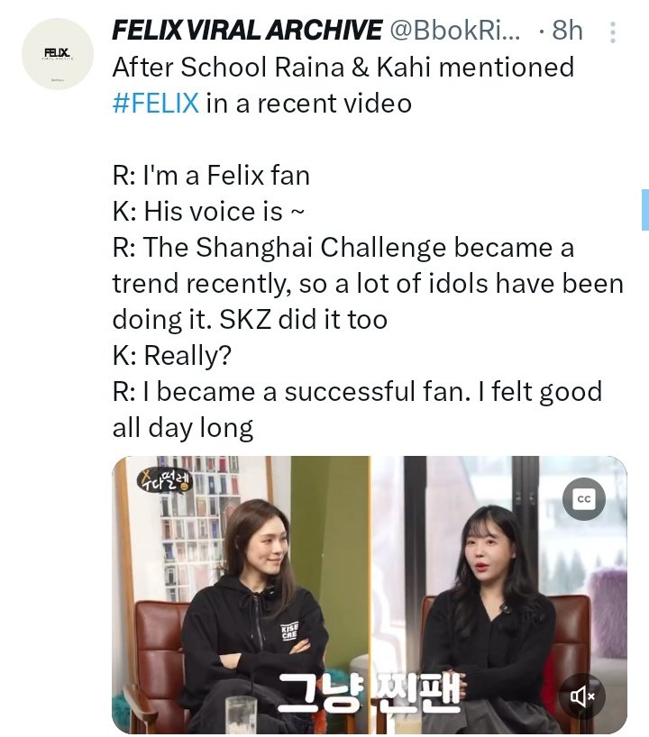 Susy_08010's tweet image. In just one day.
Felix you will always be famous everywhere all around the world