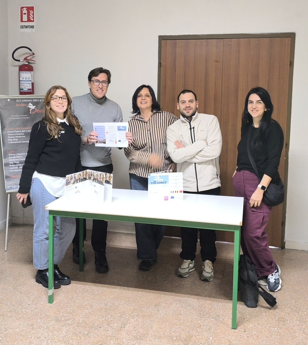 youdanceproject's tweet photo. #YOUDANCEPROJECT: the 3rd Transnational Project Meeting has been held in Italy! 📷On the 21st and 22th January 2025, the 3rd and last project TPM has been held in Naples (day 1) and in Salerno (day 2), hosted by the project coordinator BorderlineDanza. #YOUDANCE #erasmusproject https://t.co/CyhCvoFiUL
