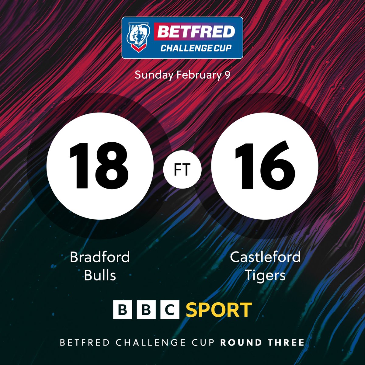 Betfred Challenge Cup tweet media