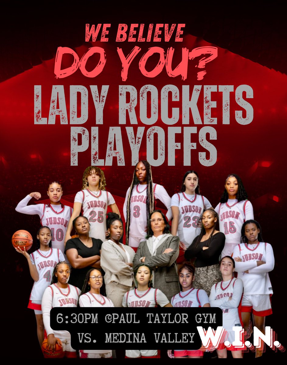 We Absolutely Do BELIEVE!!
<a href="/JISD_ATHLETICS/">Judson ISD Athletics</a> 
<a href="/JISDRocketPride/">Judson High School</a>