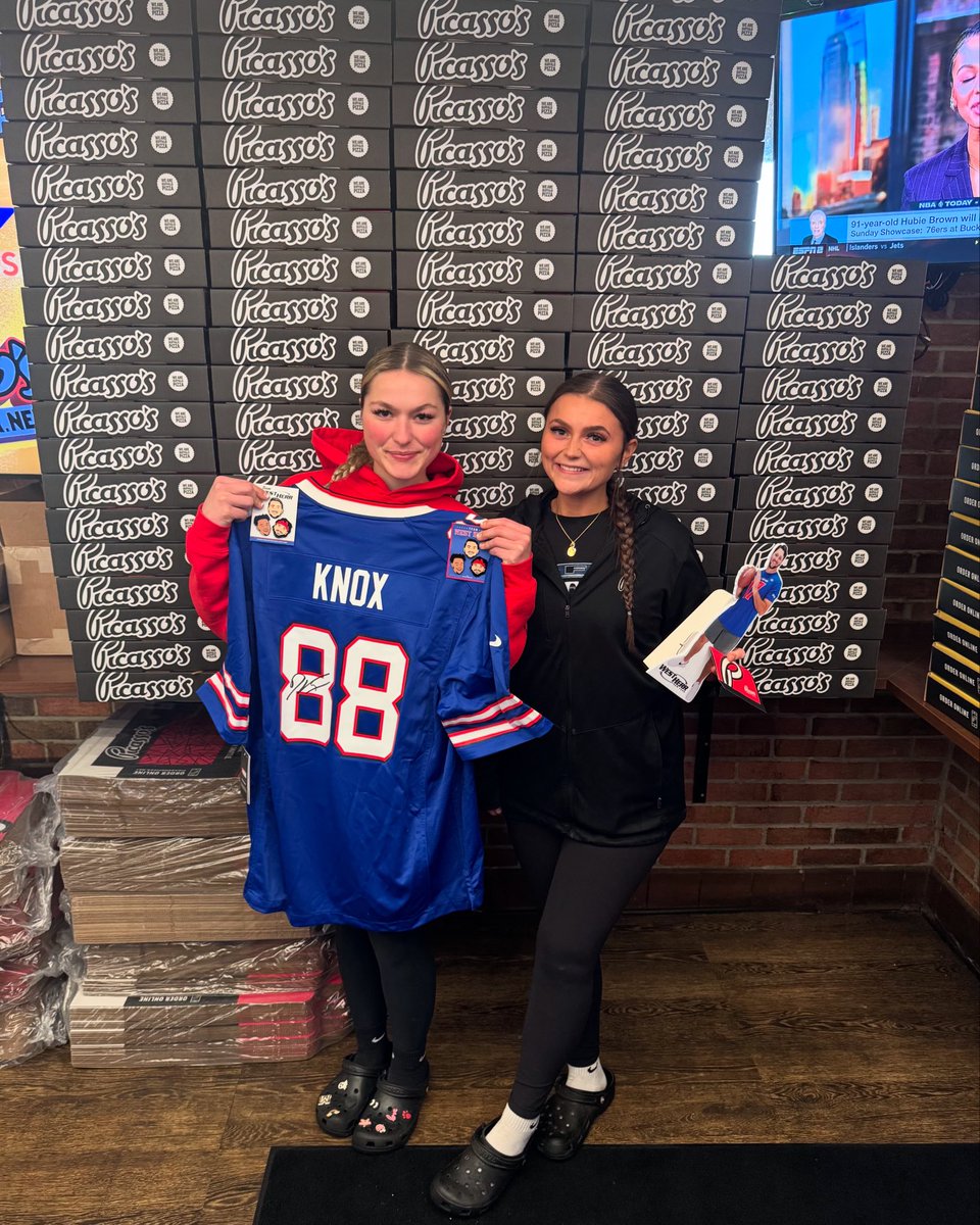 West Herr Auto Group (@westherr) on Twitter photo 🚨GIVEAWAY🚨 In honor of #NationalPizzaDay 🍕 & The Big Game, we are teaming up with our friends at Picasso’s for the ultimate Buffalo Pizza Giveaway! ONE lucky winner will receive a $250 Picasso’s Gift Card, a Signed <a href="/dawsonknox/">Benny Dawson </a> jersey, a mini @joshallenqb cutout, and two sets 🚨GIVEAWAY🚨 In honor of #NationalPizzaDay 🍕 & The Big Game, we are teaming up with our friends at Picasso’s for the ultimate Buffalo Pizza Giveaway! ONE lucky winner will receive a $250 Picasso’s Gift Card, a Signed <a href="/dawsonknox/">Benny Dawson </a> jersey, a mini @joshallenqb cutout, and two sets