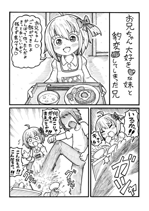 【再掲】お兄ちゃん大好きな妹と豹変してしまった兄 