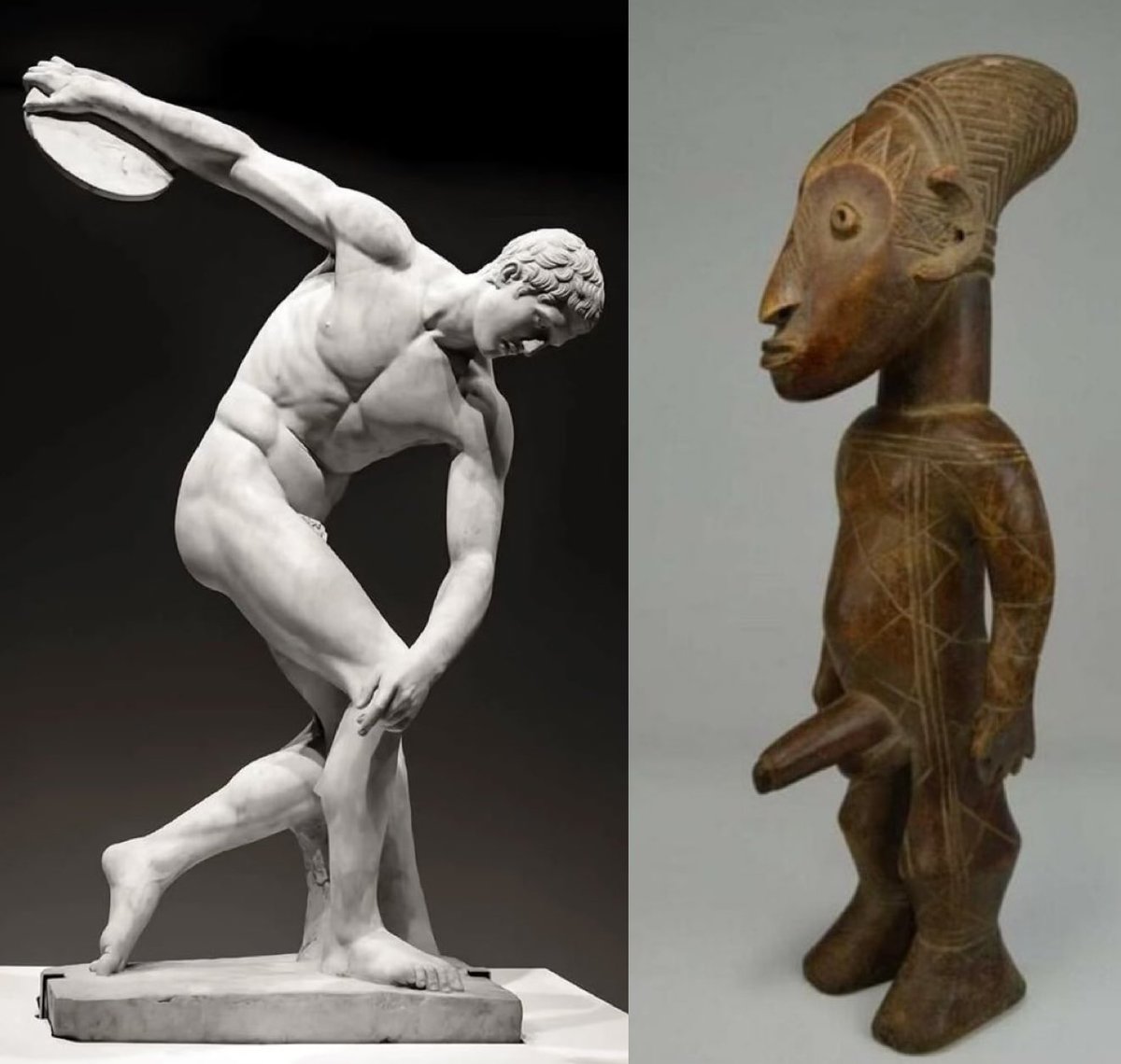 European and African art.