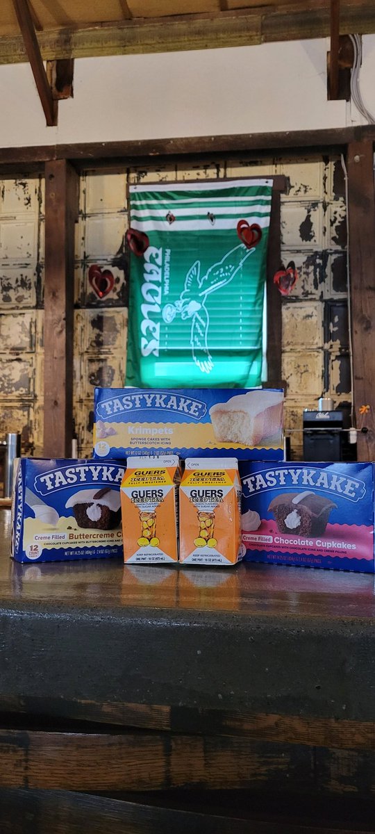 🦅🦅🦅🦅🦅Let's do this 🦅🦅🦅🦅🦅
Open 12-6pm. DM us if you want to come for the game 6:30-end of game. BBQ is here 1-5:30. Chili Cookoff 4-6pm. Drink Specials all day.
FlyEaglesFly