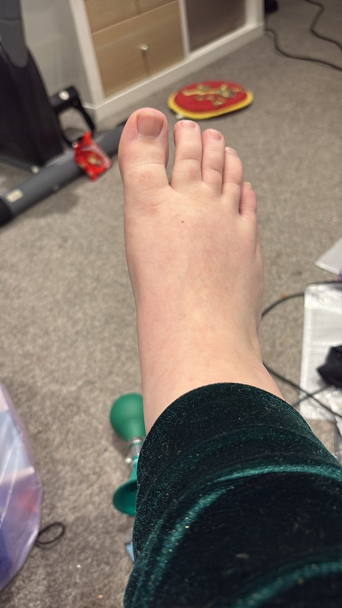 House work and bare feet day