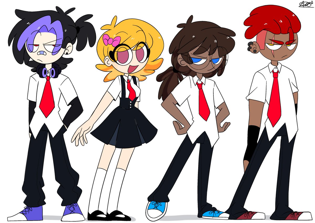 Todos mis ocs con el estilo de fnafhs :D

#FNAFHS #fnaffanart #foxy #chica #Bonnie #FreddyFazbear