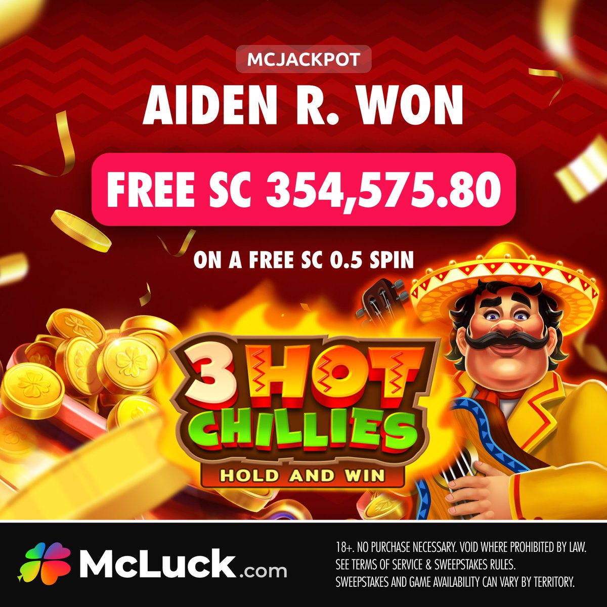 McLuck Social Casino tweet media