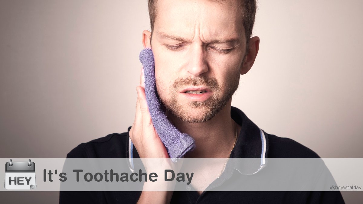 HeyWhatDay's tweet photo. It's Toothache Day!
#ToothacheDay #NationalToothacheDay #WorldToothacheDay https://t.co/uQdQIiXRCo