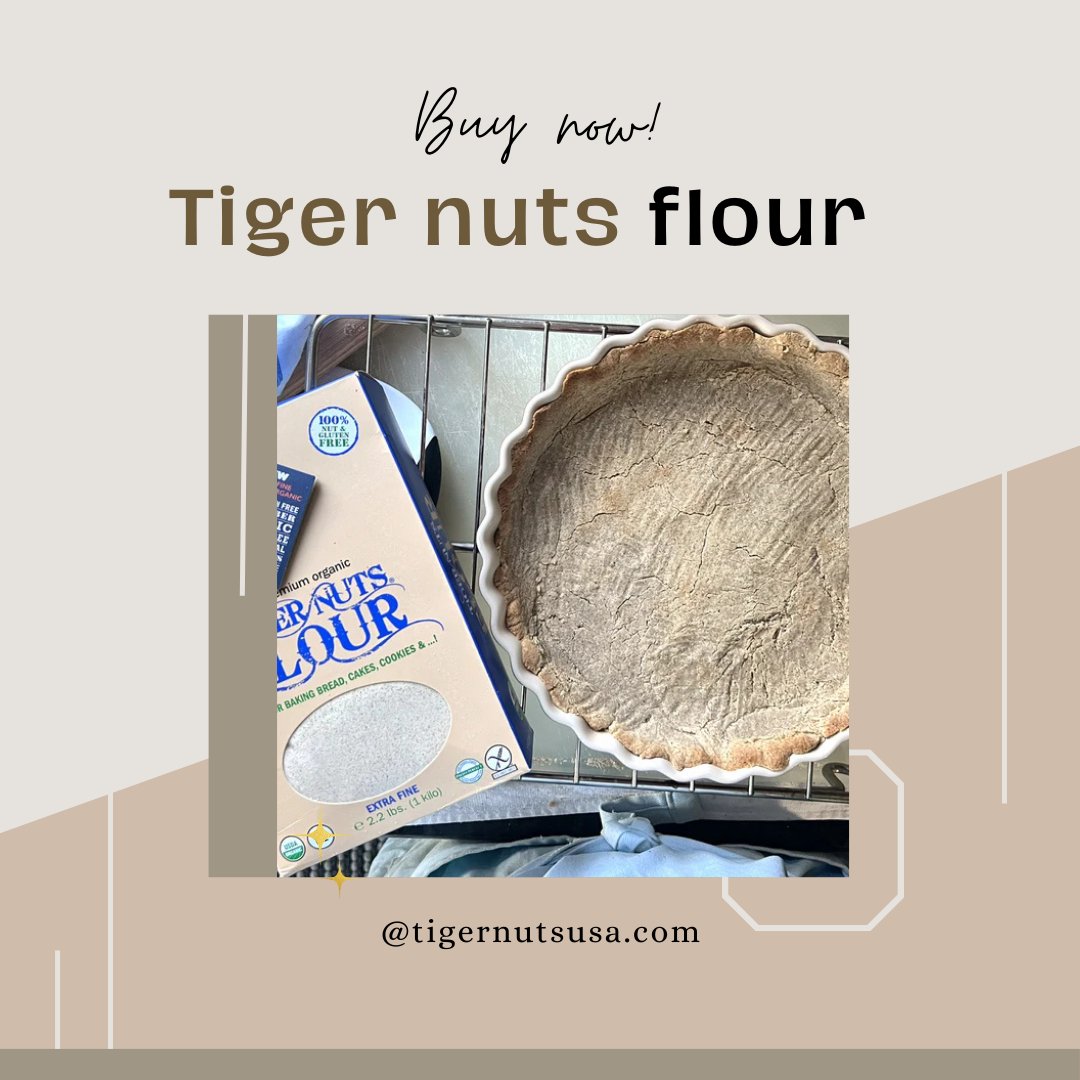 Finely ground and meticulously crafted from our Supreme Peeled Organic Tiger Nuts, this flour sets a new standard of excellence. 🥰💚

🛒tigernutsusa.com/collections/ti…

#glutenfree #tigernutsflour #healthybaking #nutfree #organic