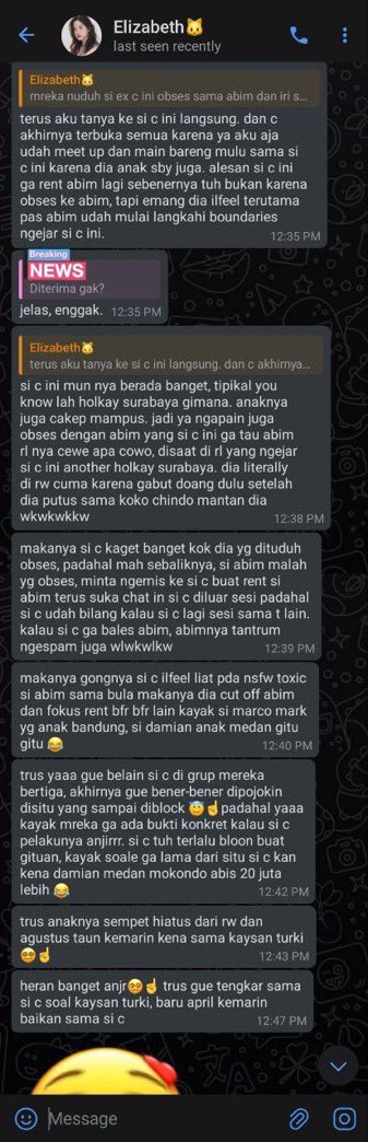 lostofsin's tweet photo. Ini gua udh muak sih sama cerita fiktif kek gini, motivasi lu nyebarin cerita fiktif tuh apa btw? Wkwkwkwkw si paling gua ngejar dan ditolak chindo holkay surbaya cuy gaya bet dah pokonya, yu ke rsj yu? @fukzuoka @hiwnan @sendugulana @maistaken @ronanestapa https://t.co/4a2FU7meLd