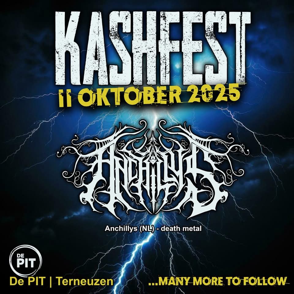 Anchillys's tweet photo. Save the date: 🗓️ 11/10/2025
We're happy to announce that we will perform at @Kashfest 📍de pit Terneuzen

See you there!
📷: @SethAbrikoos
.
.
.
.
.
.
.
#metalband #metalmusic #metalhead #metalconcert #metalfestival #festivalseason #sethpicturesmusic  #anchillys #anchillysband https://t.co/VoRX6VwNFh