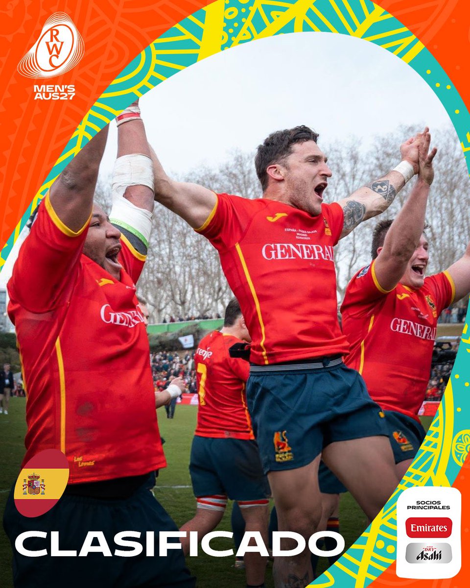 rugbyworldcupes's tweet image. Nos vemos en Australia, @ferugby 🚀

#RWC2027