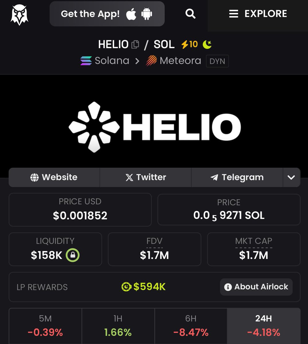$helio holding strong it’s going to the top!