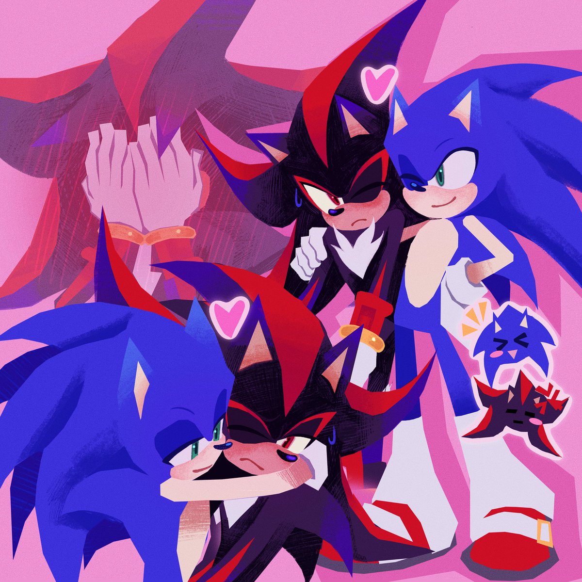 saunic n shadaur but valentines c:

#sonadow