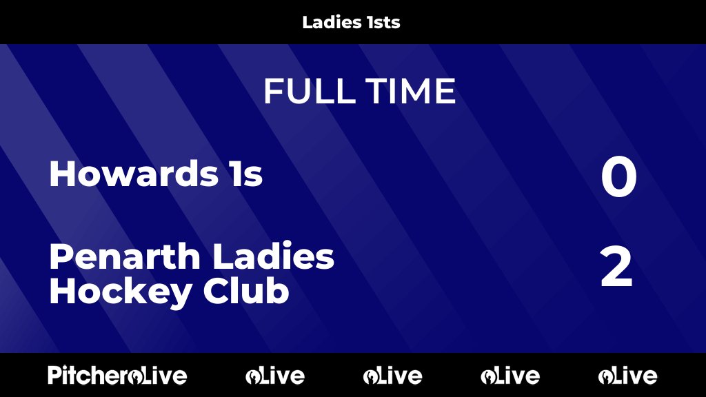 FULL TIME: Howards 1s 0 - 2 Penarth Ladies Hockey Club
#HOWPEN #Pitchero
penarthladieshockey.co.uk/teams/242945/m…