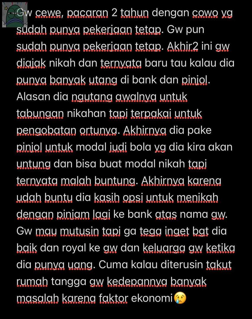 💚 pendapatnya untuk yg sudah menikah atau akan menikah🙏🏻