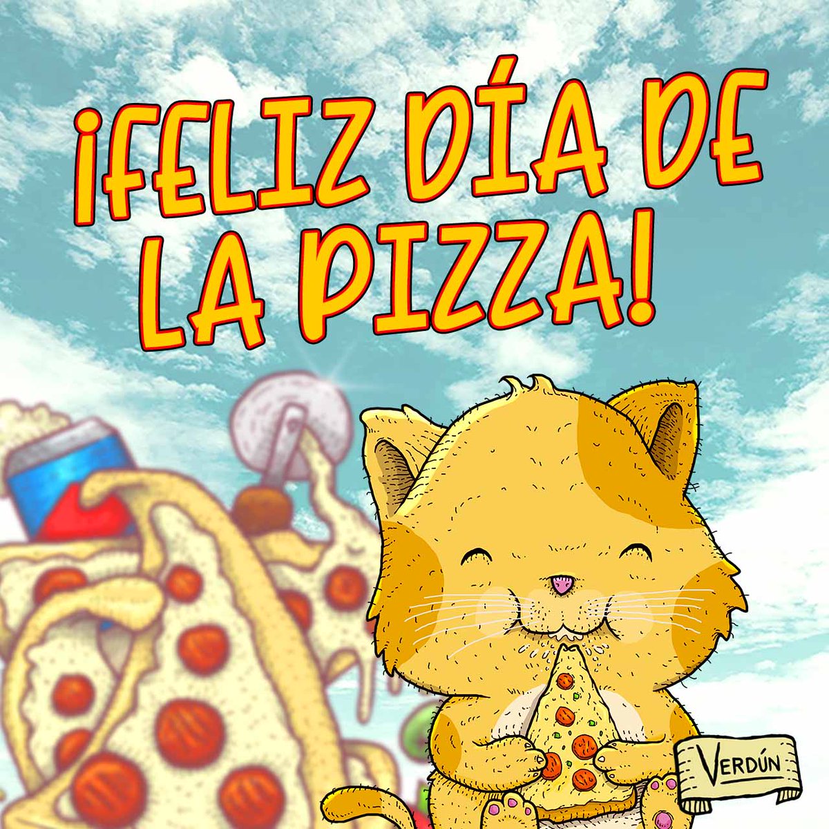 tuigvo's tweet photo. De la masa al horno, de la mesa al corazón. 🍕💛 
¡Feliz Día de la Pizza!🍕💛

#diadelapizza #pizzaday #pizza https://t.co/iEPDz24deq